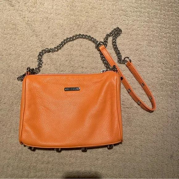 Rebecca Minkoff Mini 5 Zip Cross-body Bag, Orange - Picture 12 of 13